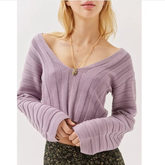 Urban Outfitter's BDG Mavis Stripe Pullover Sweater (Ivory, size M) - Picture 5 of 10